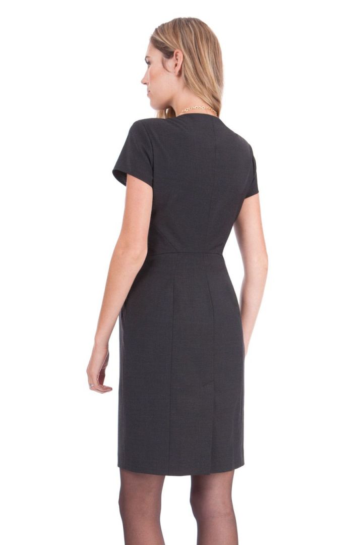 Shift Maternity Dress with Heart-Shaped Neckline