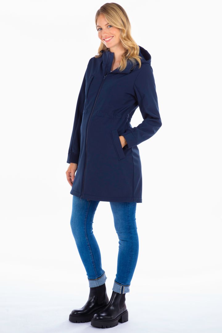 3 in 1 Umstands- und Tragejacke navy