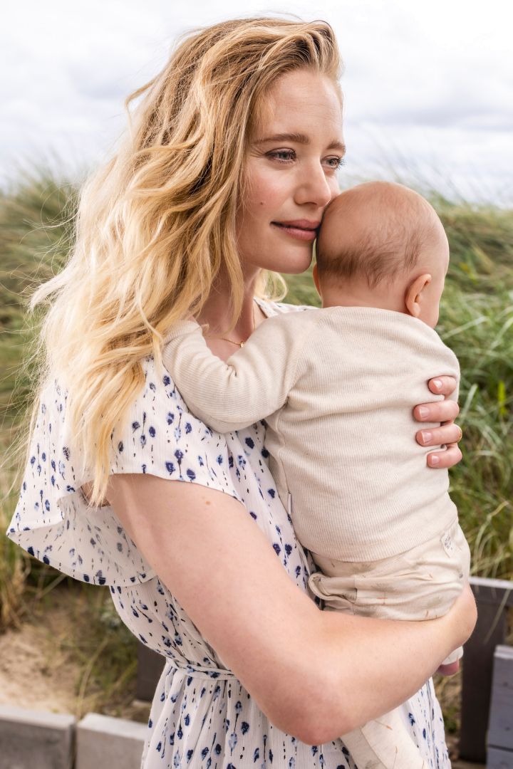 Maternity and Nursing Dress print