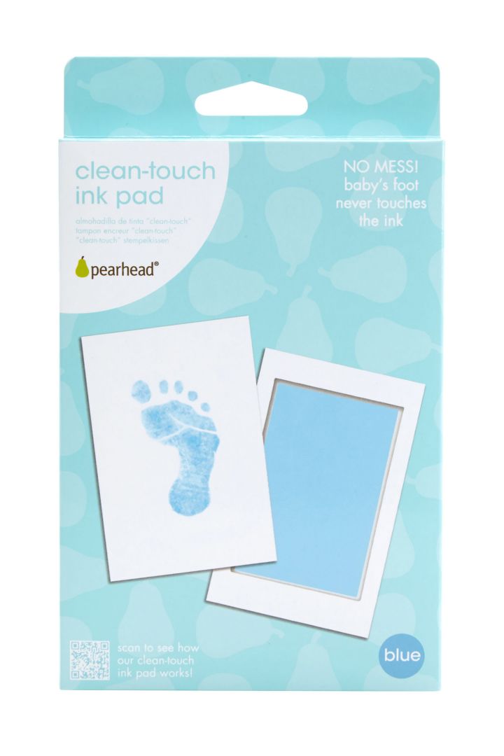 Baby Fußabdruck Set blau