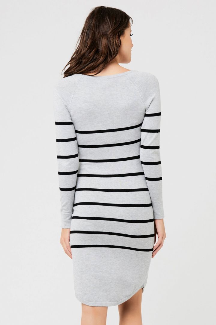 Umstandskleid mit Streifen