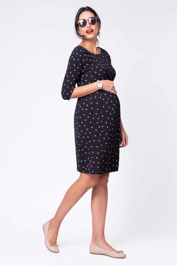 Polka Dots Maternity Dress