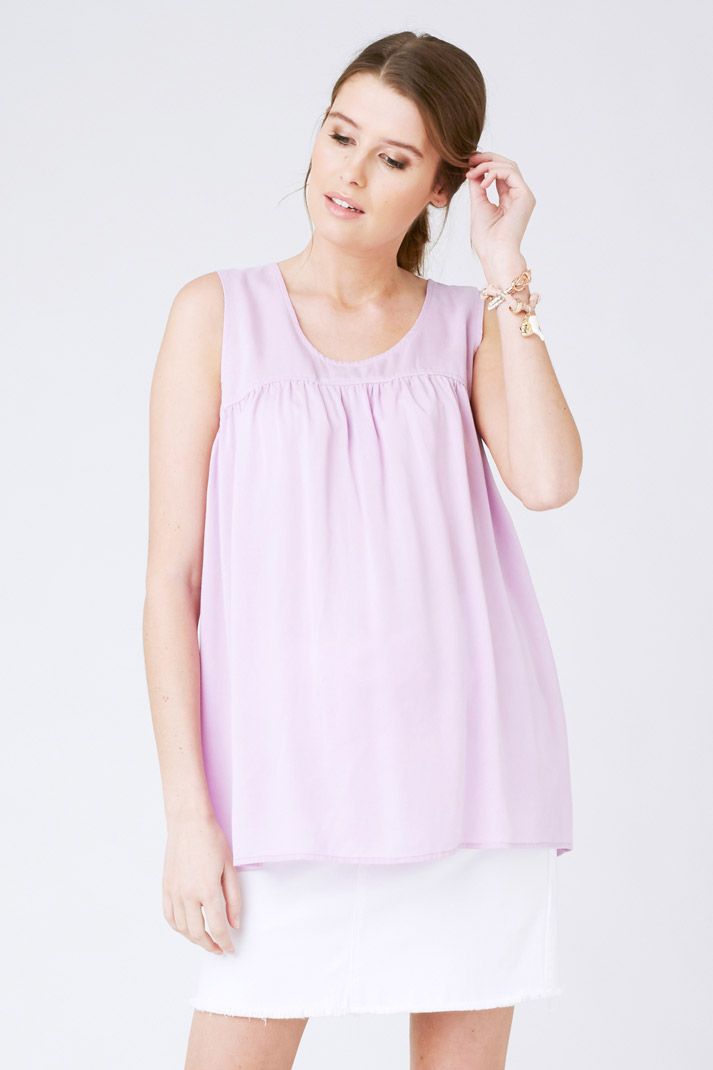 Maternity Top made from Tencel Smock