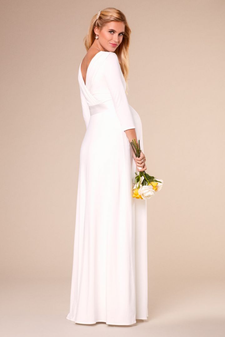 Umstandsbrautkleid lang