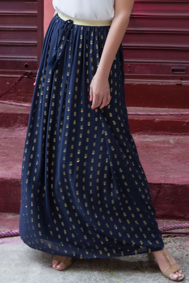 skirt chosen path col.2 night blue