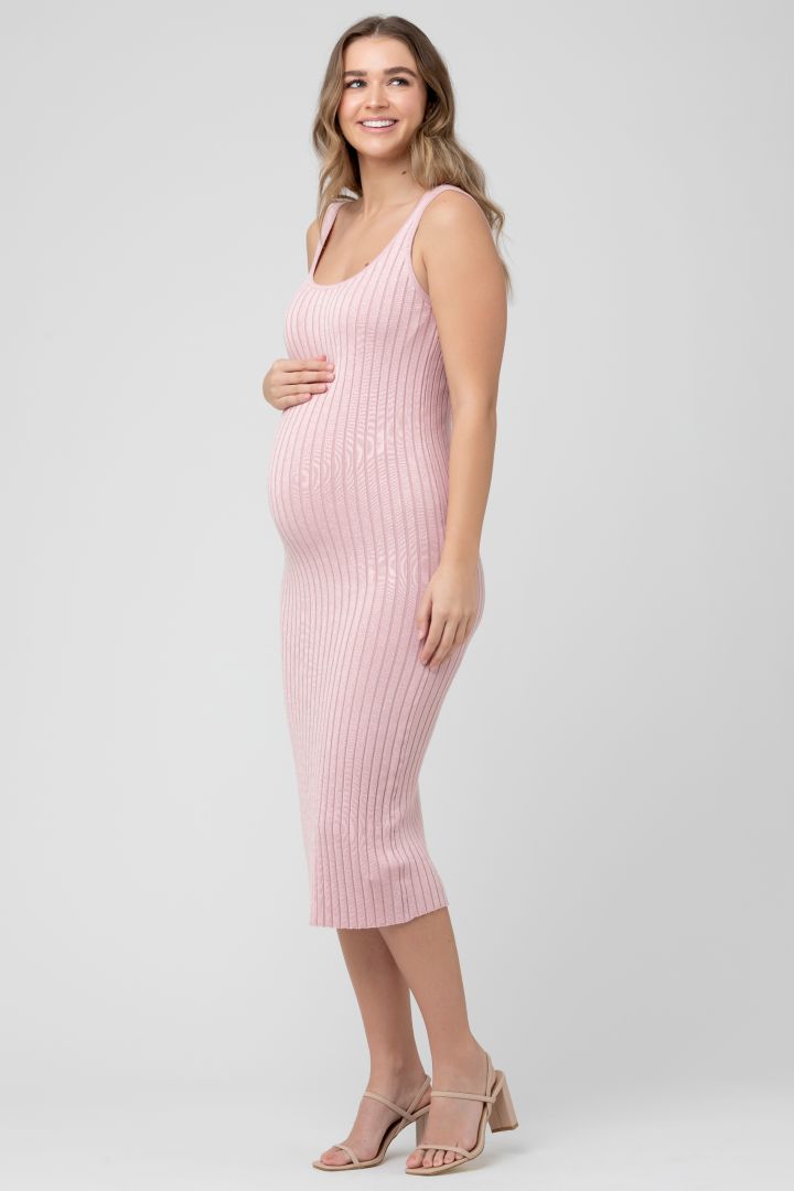 Midi Rib Maternity Dress