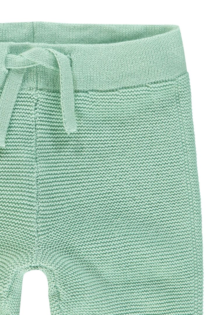 Organic Baby-Strickhose mint