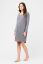 Preview: Maternity and nursing nightdress with button strip
