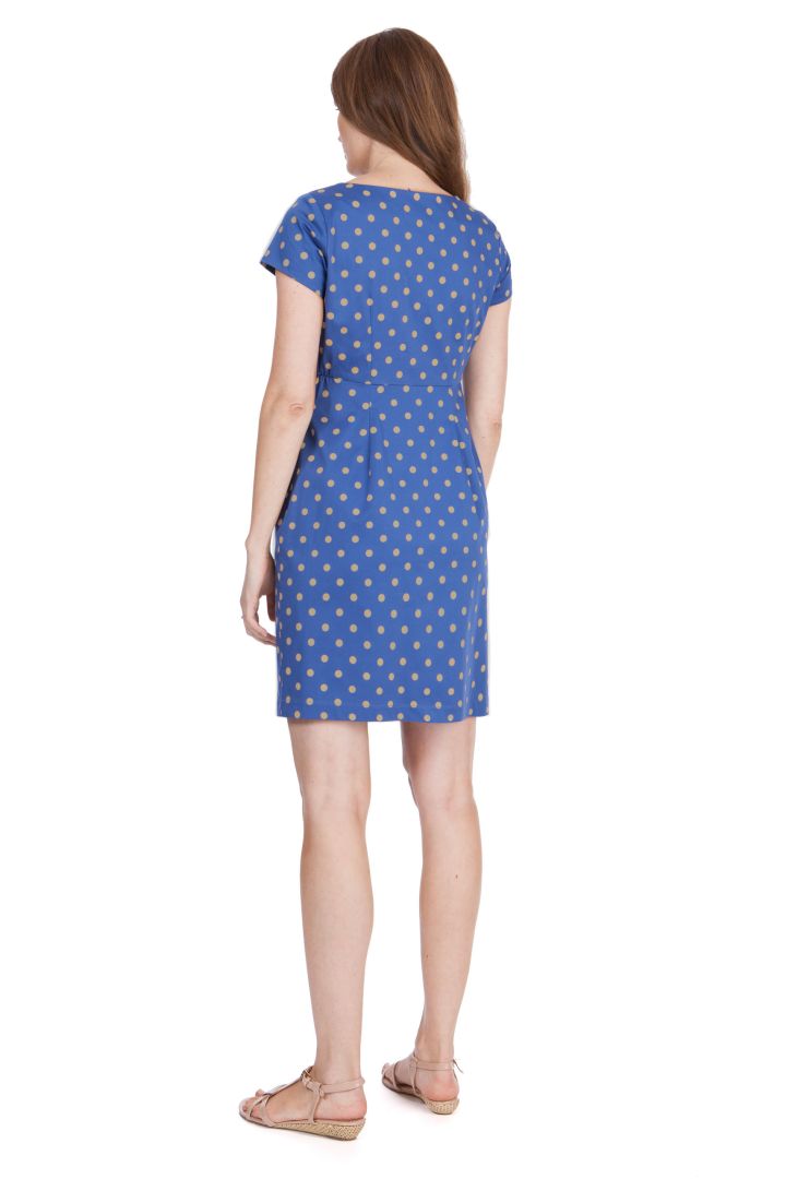 Polka Dot Umstandskleid kurzarm
