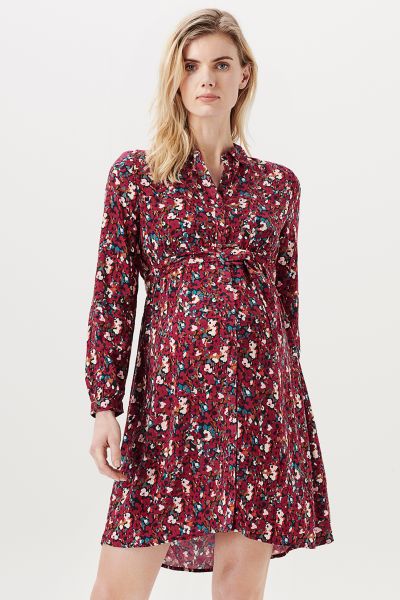 Umstands- und Stillkleid mit Flower Print