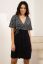 Preview: Maternity and Nursing Dress in black/white