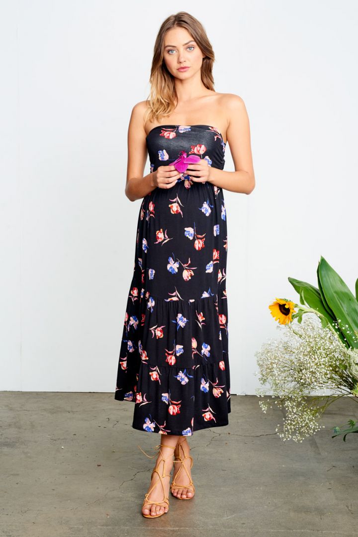 2 in 1 Maxi maternity dress and skirt