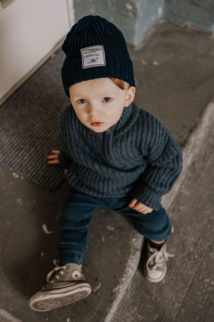Knitted Hat with Merino Wool