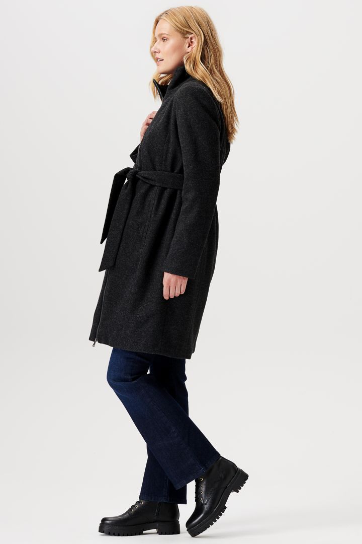 Mantel mit Schwangerschaftseinsatz