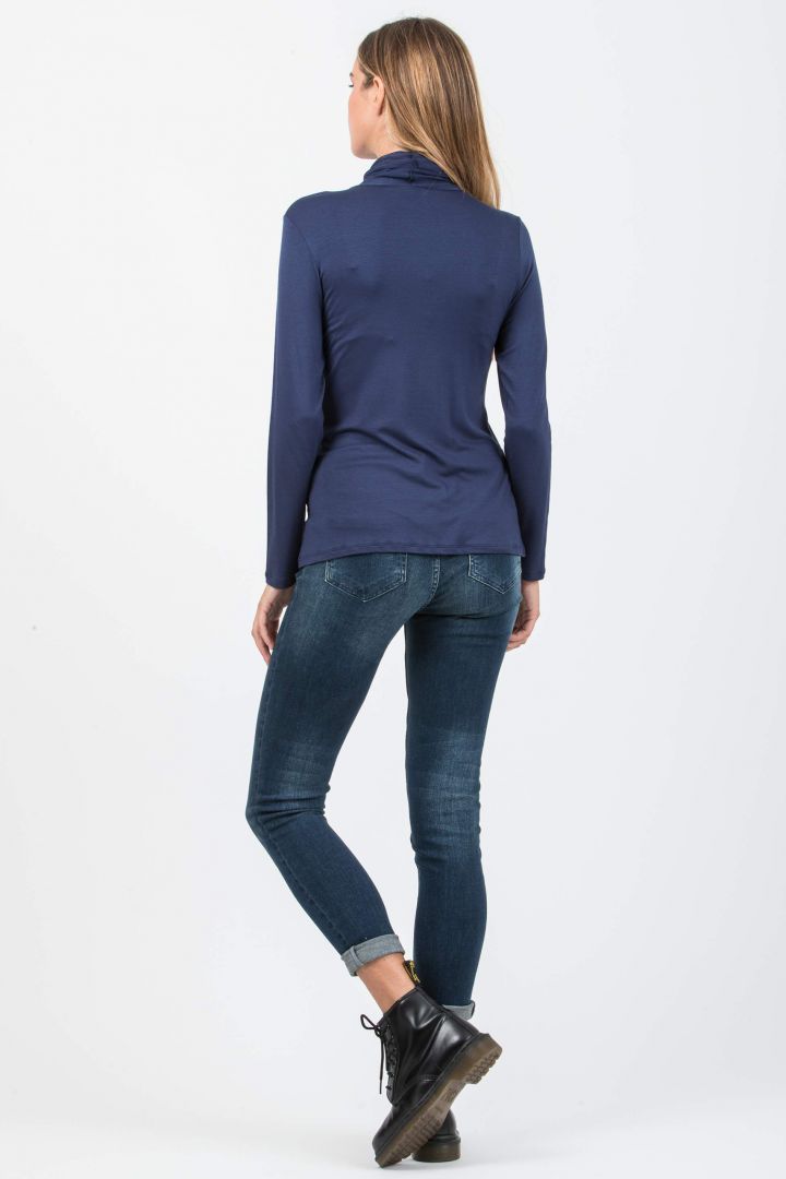 Skinny Umstandsjeans dark denim