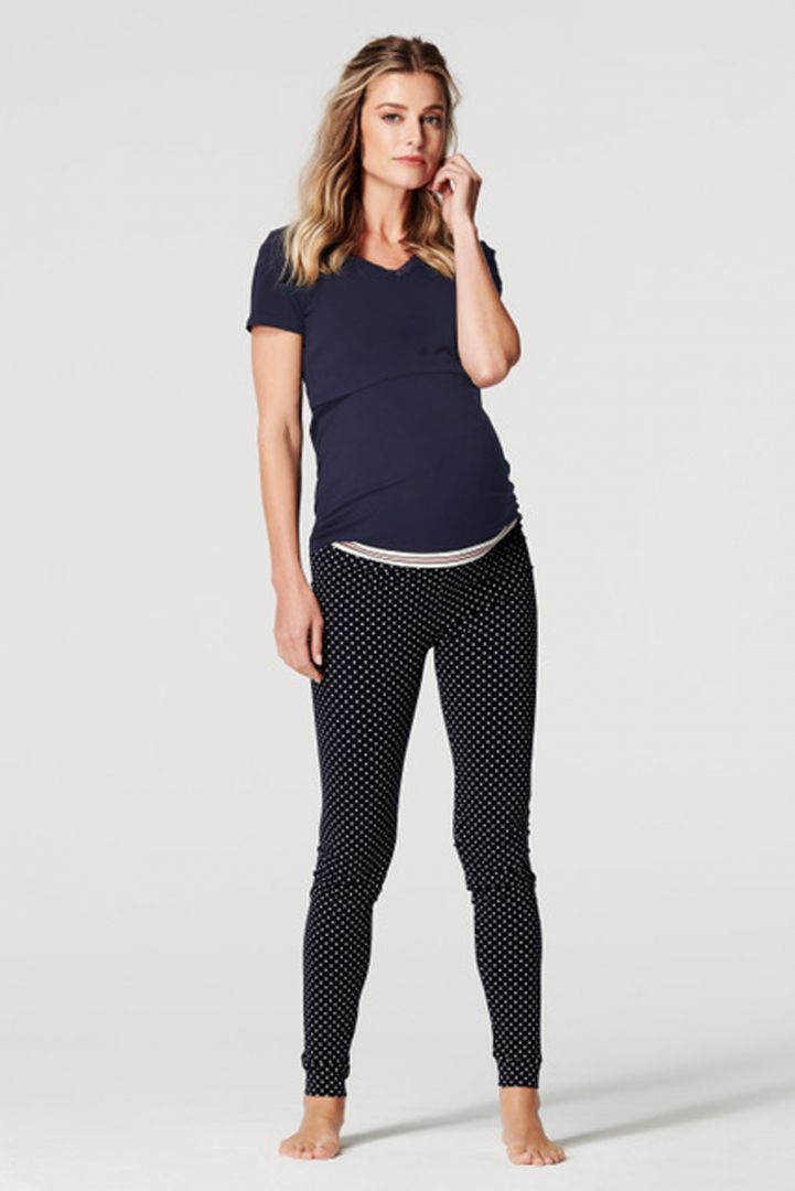 Umstands- und Stillshirt aus Bio-Baumwolle navy