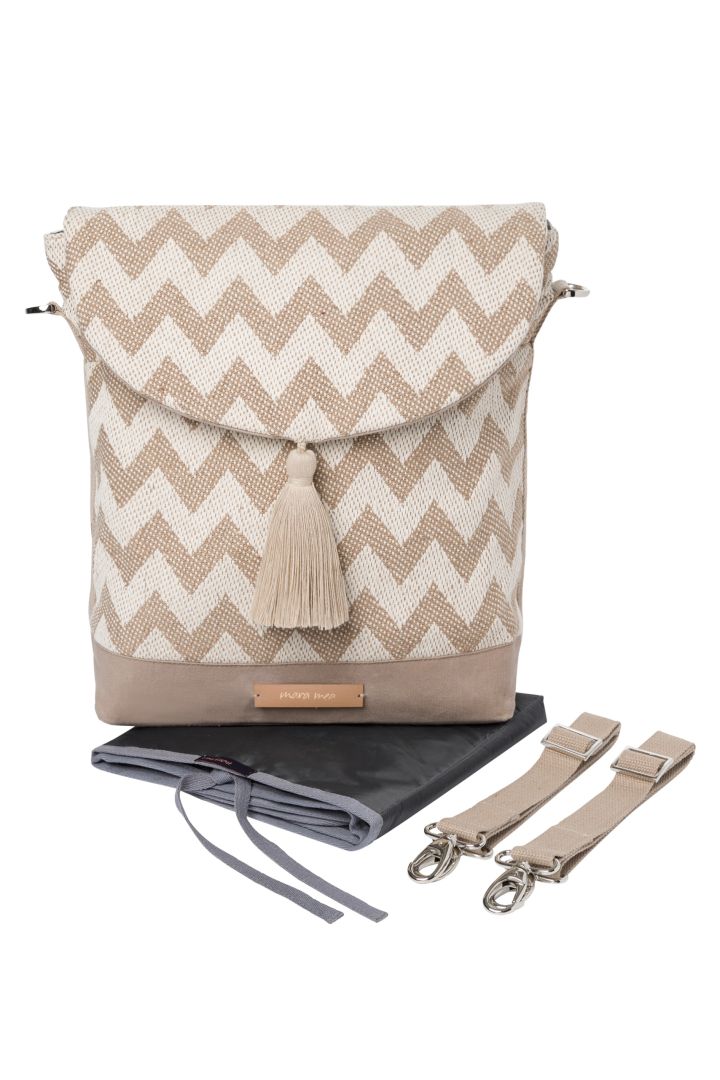 2 in 1 Wickeltasche und Rucksack higher vision