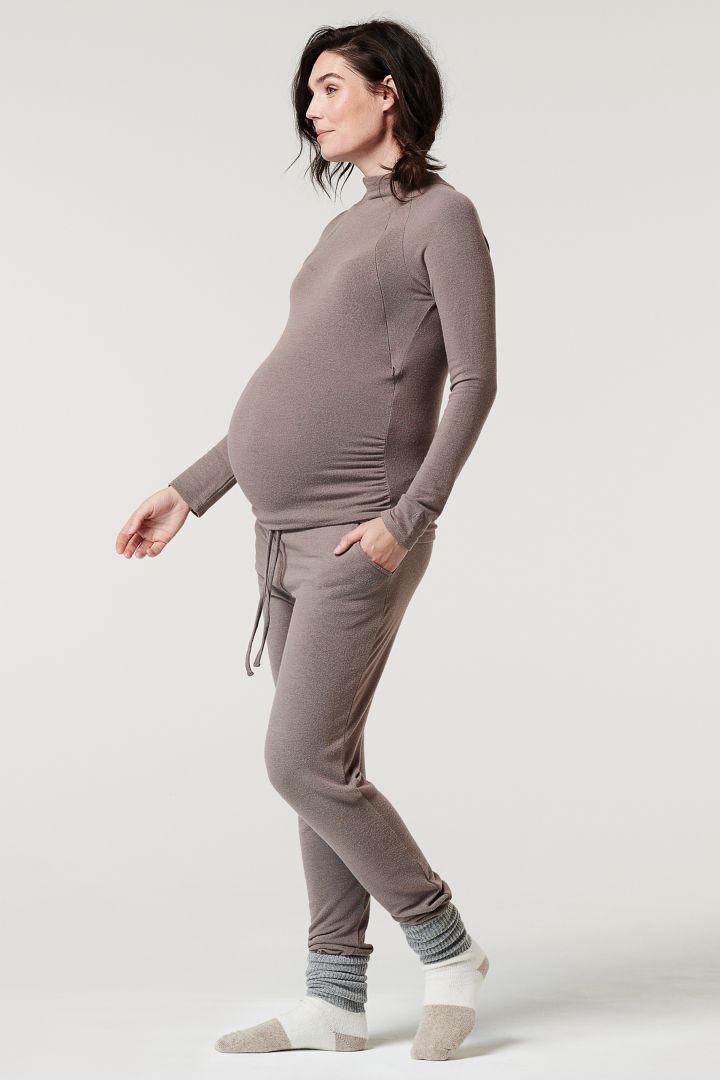 Lounge Maternity Trousers taupe