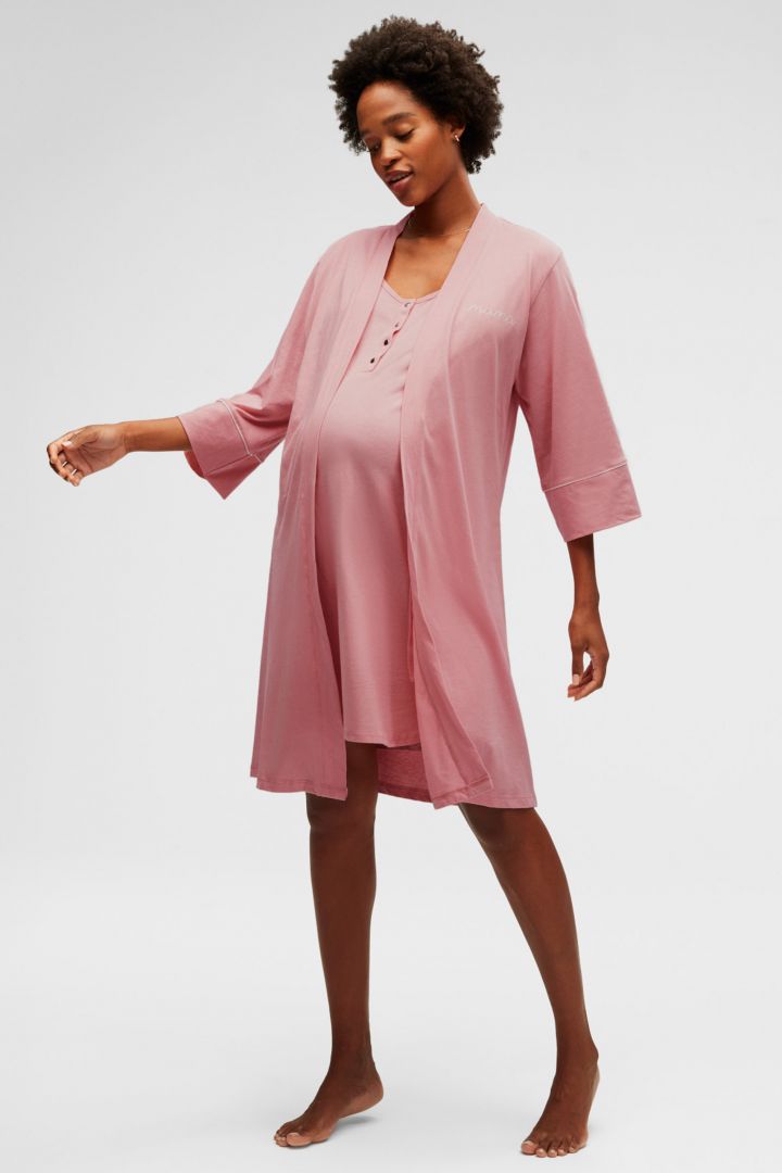Maternity Dressing Gown Mama rose