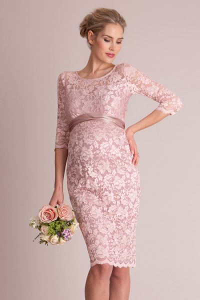 Umstands Brautkleid aus Spitze