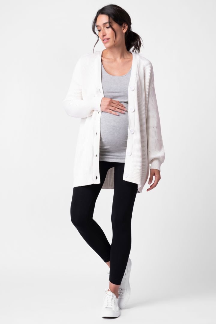 Strick Umstands- und Tragejacke