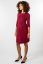 Vorschau: Ecovero Rundhals Umstands- und Stillkleid bordeaux