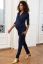 Vorschau: Umstands- und Still-Jumpsuit in Wickeloptik