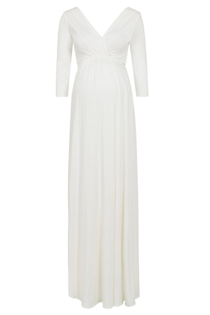 Umstandsbrautkleid lang