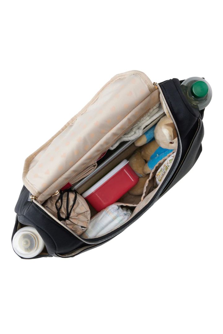 Babymel Vegane Wickeltasche und Rucksack schwarz