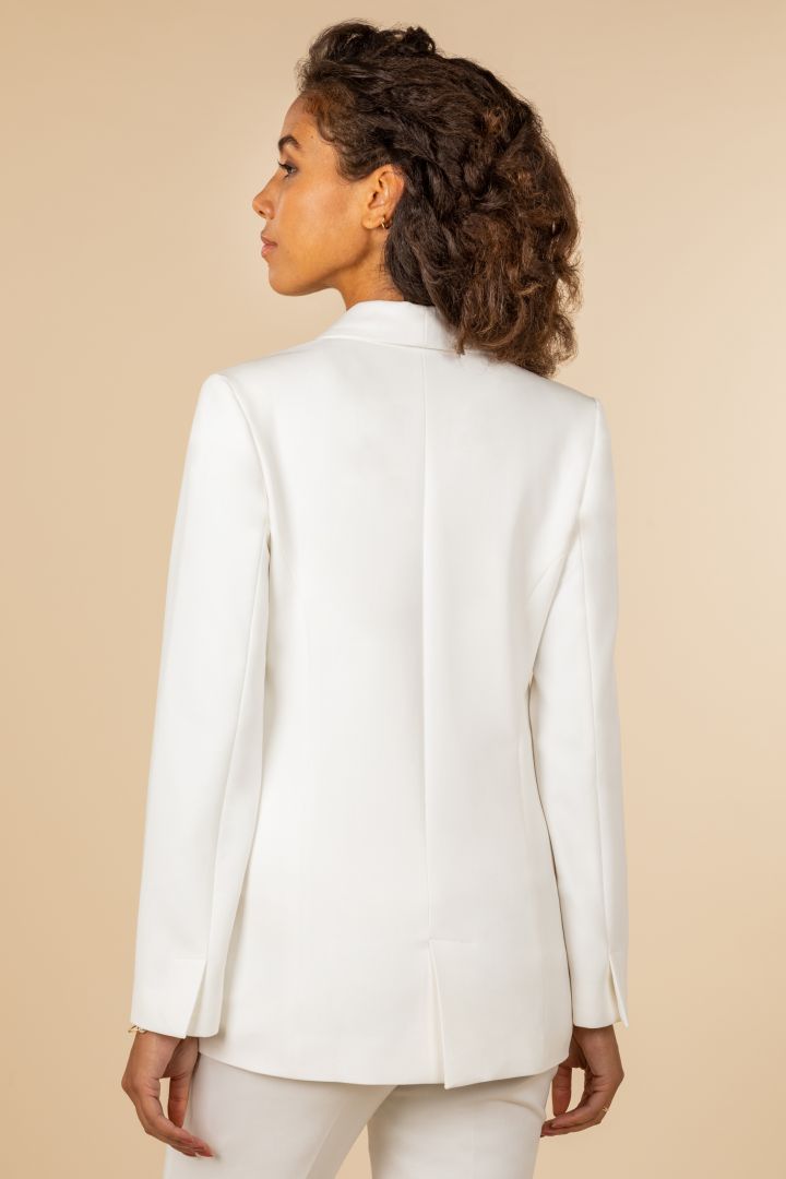 Umstands-Brautblazer mit abnehmbarer Schleife