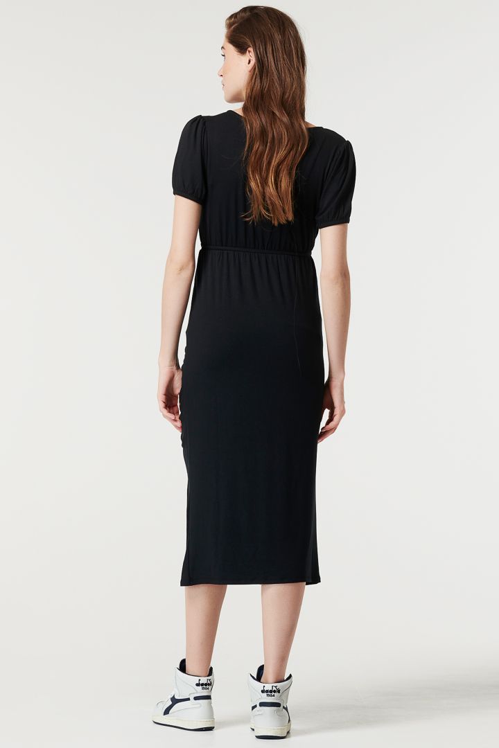 Ecovero Midi Maternity and Nursing Dress