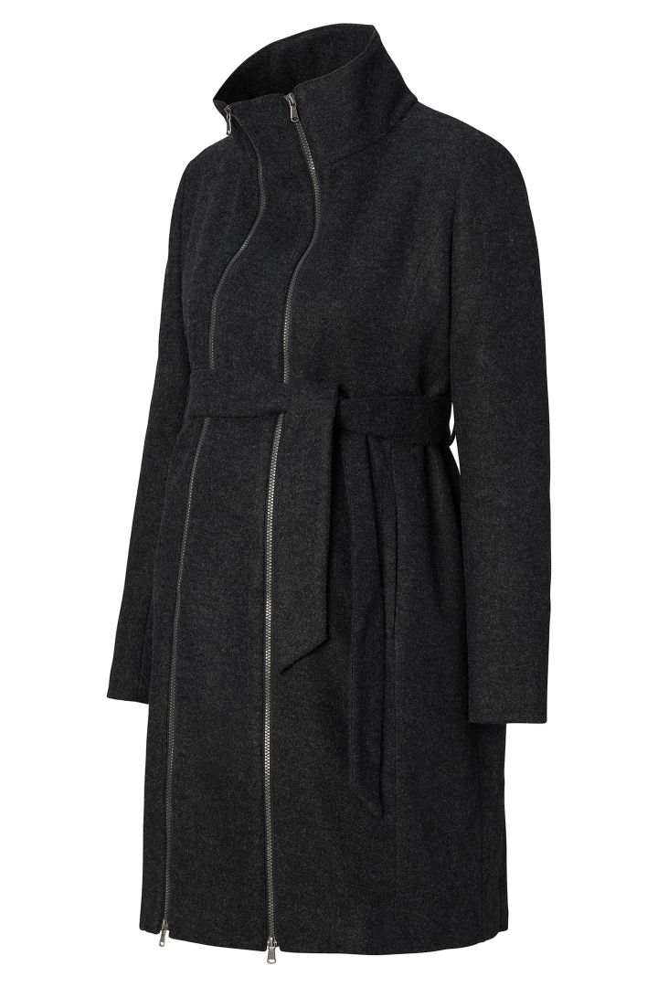 Mantel mit Schwangerschaftseinsatz