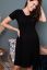 Vorschau: Umstands- und Stillkleid kurzarm schwarz