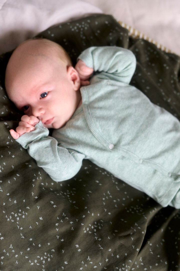Organic Baby Wrap Shirt sage