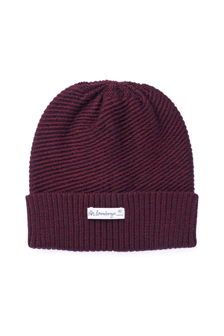 Knitted Hat with Earflaps with Merino Wool