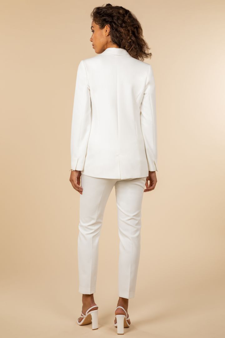 Umstands-Brautblazer mit abnehmbarer Schleife