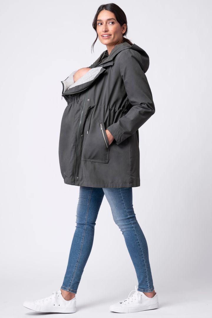 3 in 1 Utility Umstands- und Tragejacke khaki