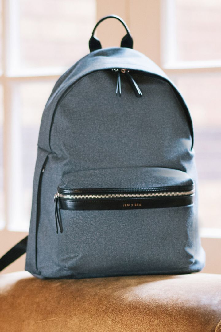 Wickelrucksack indigo denim