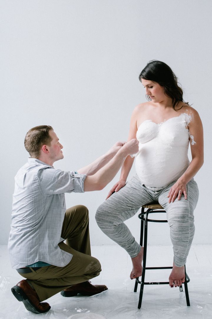 Gips-Set für Bauchmaske