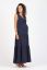Preview: Maxi Maternity and Nursing Dress with Flounces navy