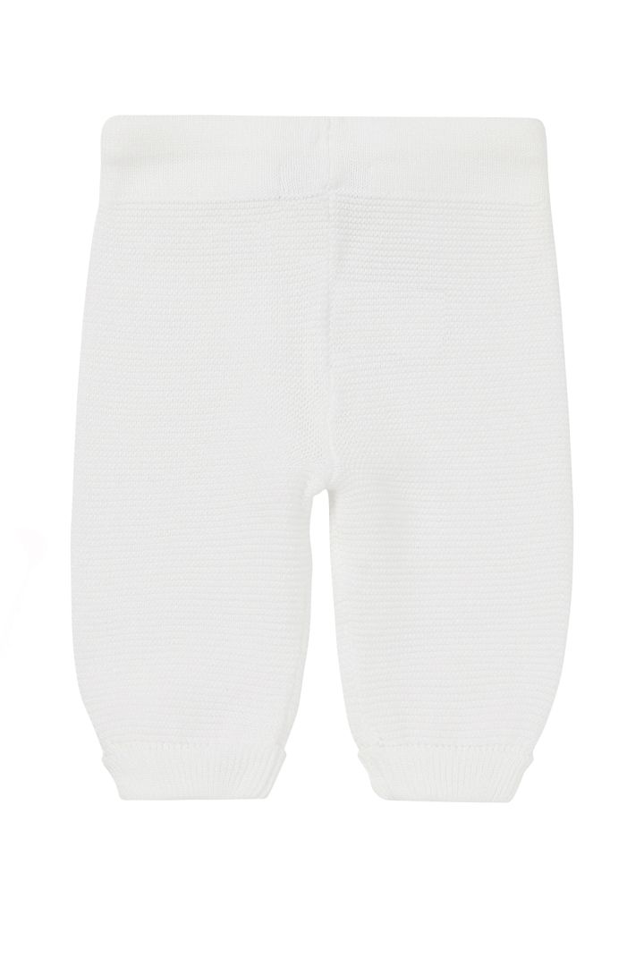 Organic Baby-Strickhose weiß