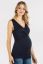 Preview: Eco Viscose Cross-Over Maternity and Nursing Top navy