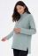 Preview: Maternity and Nursing Sweater with Zip Detail sage
