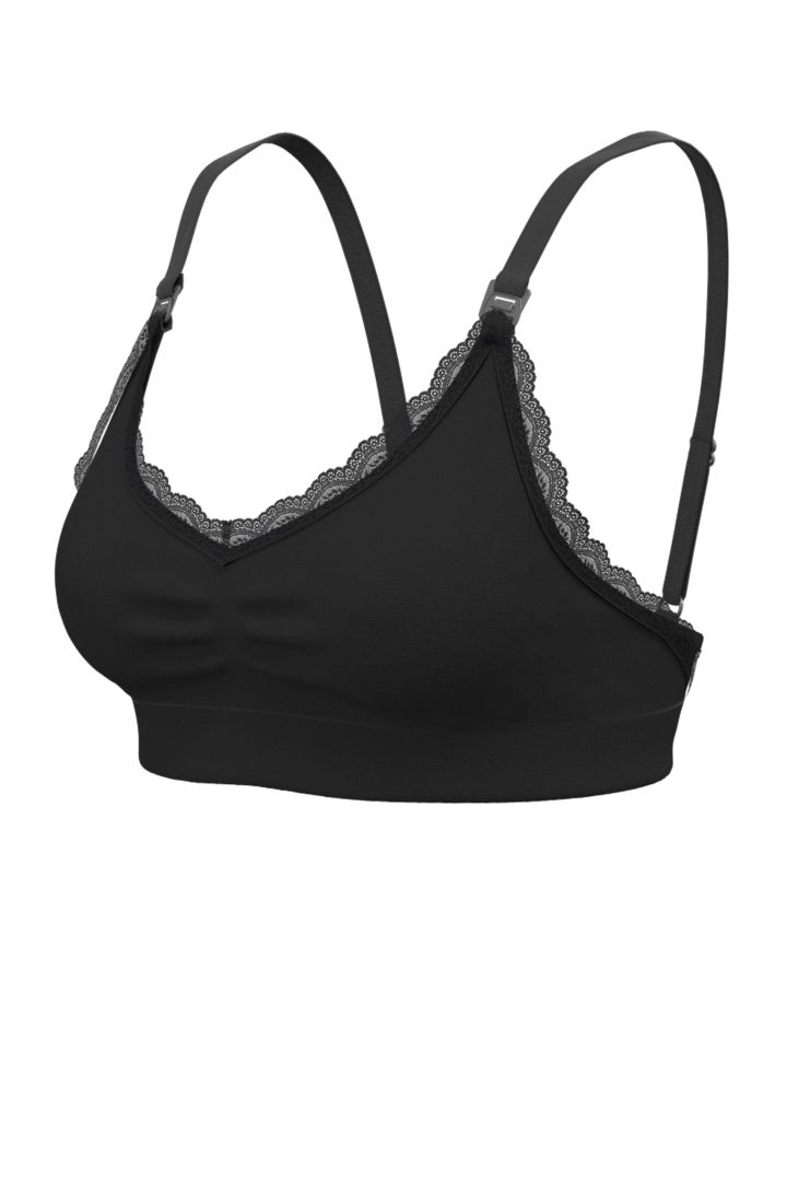 Seamless Still BH mit Spitze schwarz