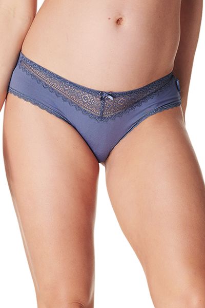 Umstandsslip mit Spitze