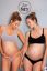 Vorschau: 2er Set Seamless Schwangerschafts- und Still BHs schwarz/grau
