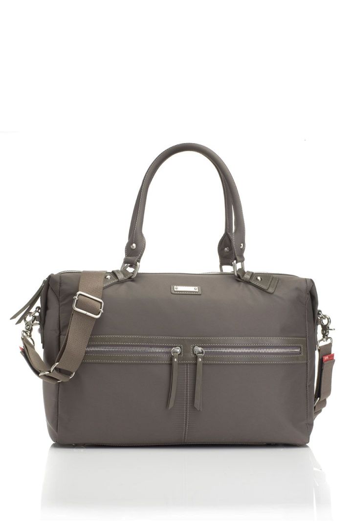 Storksak Wickeltasche grau