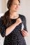 Preview: Maternity and Nursing Dress with Dots Print