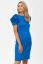 Preview: A-line Maternity Dress with Floral Sleeves blue
