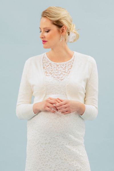 Braut Bolero mit Seide und Kaschmir